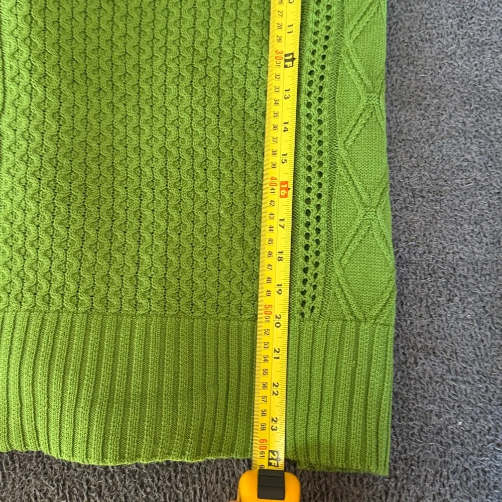 NWT A New Day Women's Crew Neck Tunic Pullover Sweater - Midweight, M, Green - Picture 4 of 5